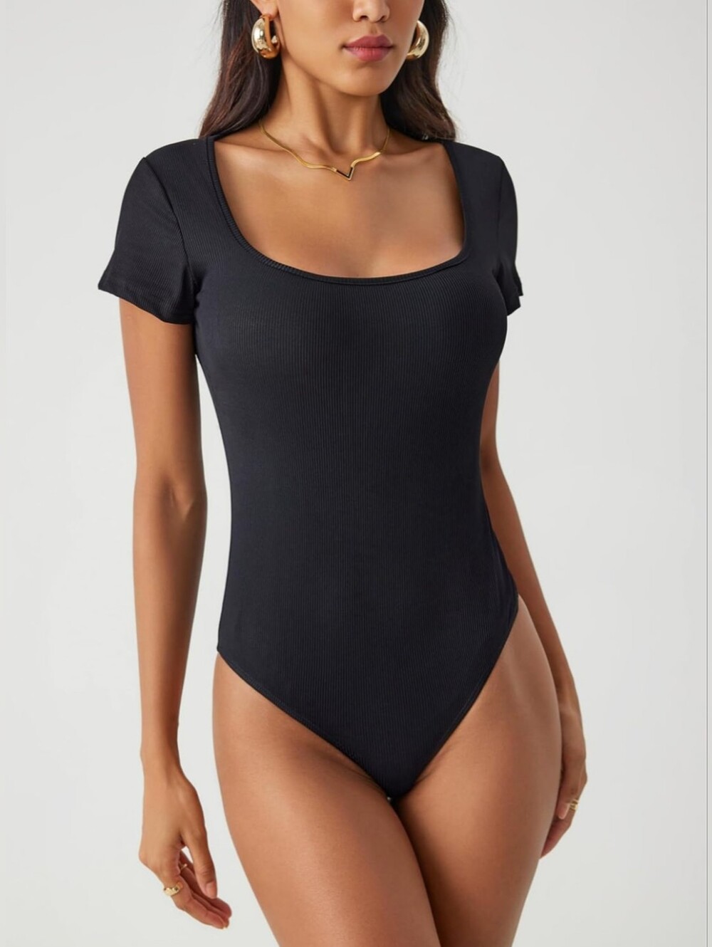 Black T-Shirt Bodysuit